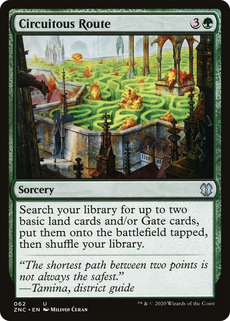 Circuitous Route (ZNC-062) [Zendikar Rising Commander]