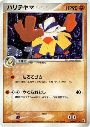 Hariyama (034/055) - ADV Expansion Pack 1st Edition Holofoil