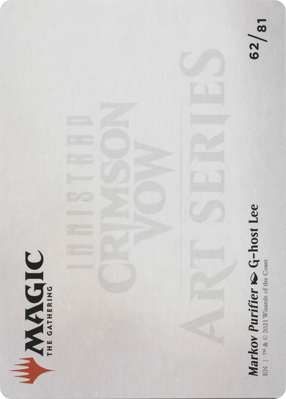 Markov Purifier // Markov Purifier (AVOW-062) (Borderless) [Crimson Vow Art Series]