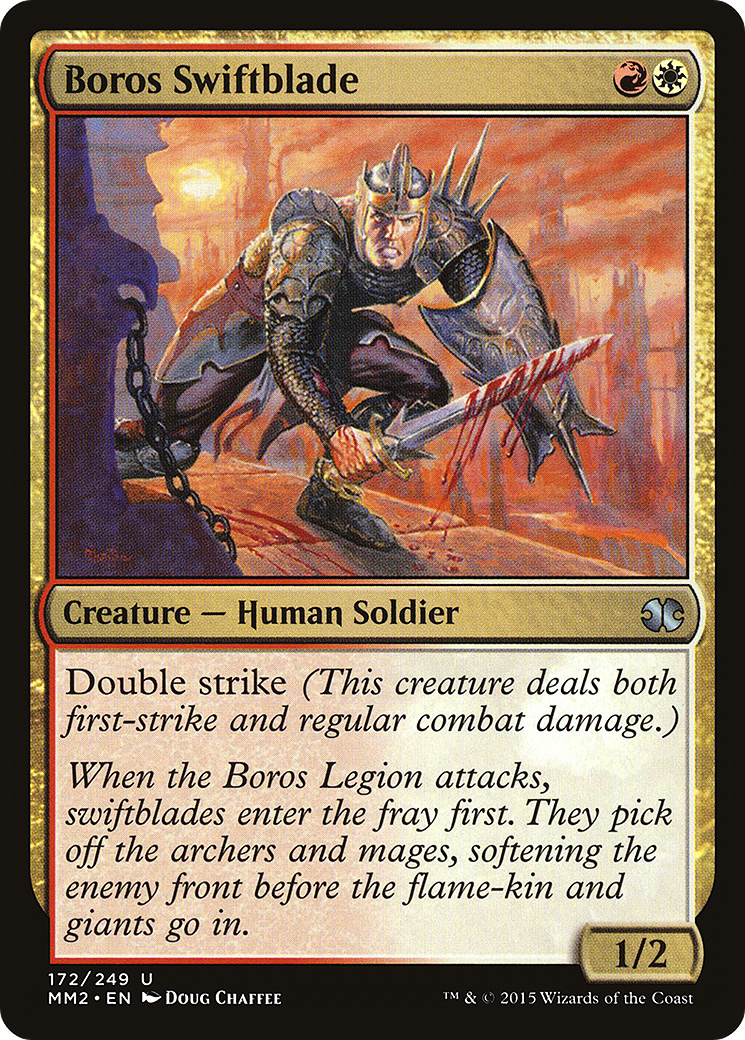 Boros Swiftblade (MM2-172) [Modern Masters 2015] Foil