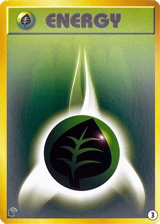 Basic Grass Energy - 3 (3) - Intro Pack Neo Chikorita