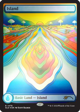 Island (SLD-1479) (Rainbow Foil) [Secret Lair Drop Series] Foil