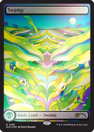 Swamp (SLD-1480) (Rainbow Foil) [Secret Lair Drop Series] Foil