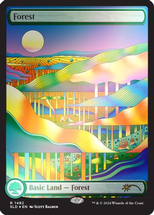 Forest (SLD-1482) (Rainbow Foil) [Secret Lair Drop Series] Foil