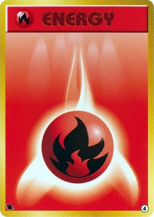 Basic Fire Energy - 4 (4) - Intro Pack Squirtle