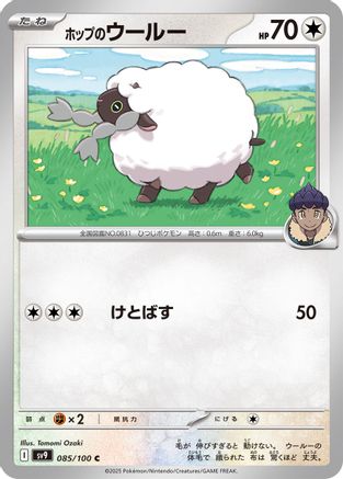 Hop's Wooloo (085/100) - SV9 Battle Partners