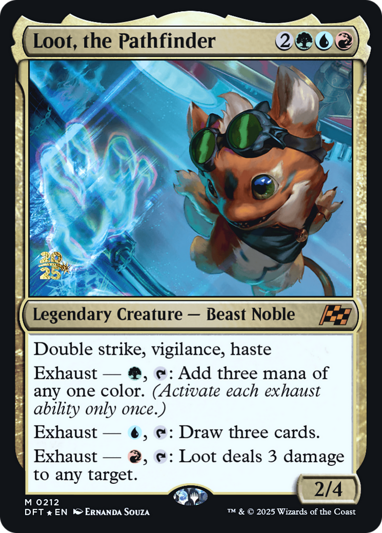 Loot, the Pathfinder (PRE-212) [Prerelease Cards] Foil