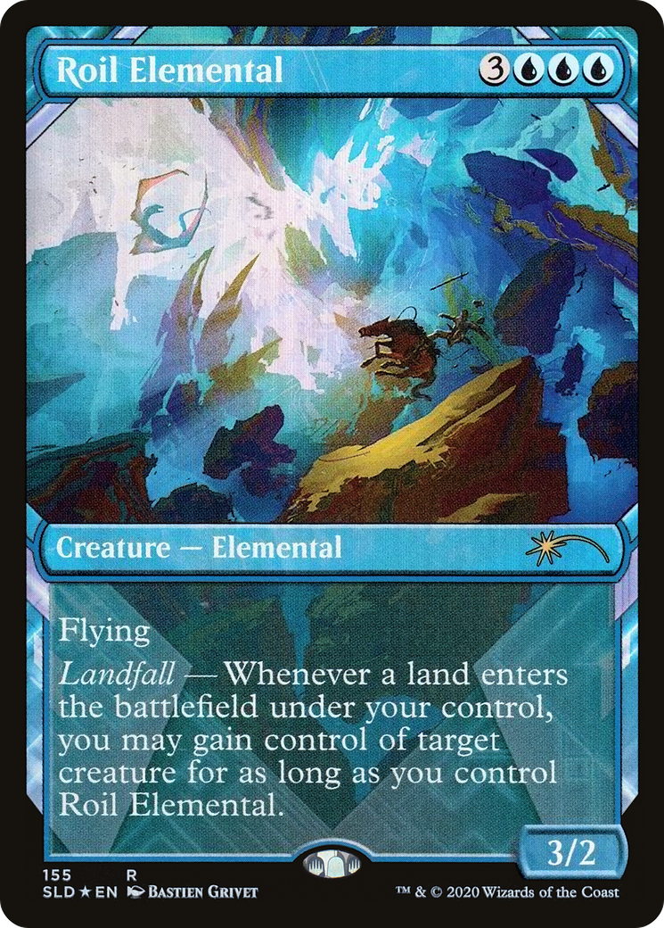 Roil Elemental (SLD-155) (Showcase) [Secret Lair Drop] Foil