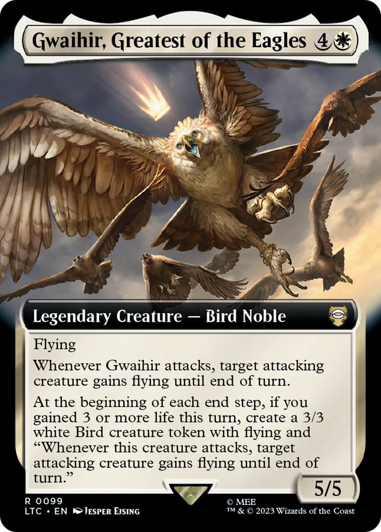 Gwaihir, Greatest of the Eagles (Extended Art) (LTC-099) [Tales of Middle-earth Commander]