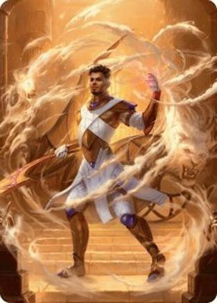 Basri, Tomorrow's Champion Art Card (AADFT-009) [Art Series: Aetherdrift]