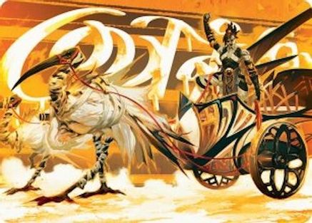 Skyseer's Chariot Art Card (AADFT-035) [Art Series: Aetherdrift]