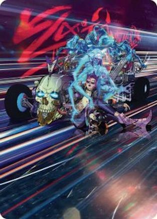 Midnight Mangler Art Card (AADFT-038) [Art Series: Aetherdrift]
