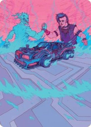 Demonic Junker Art Card (AADFT-040) [Art Series: Aetherdrift]