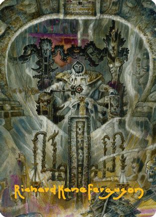 Gonti, Night Minister Art Card (Gold-Stamped Signature) (AADFT-032) [Art Series: Aetherdrift]