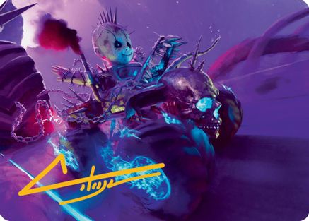 Pactdoll Terror Art Card (Gold-Stamped Signature) (AADFT-021) [Art Series: Aetherdrift]