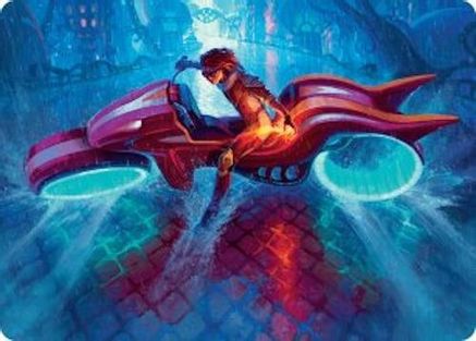 Chandra, Spark Hunter Art Card (AADFT-020) [Art Series: Aetherdrift]