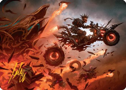 Gastal Blockbuster Art Card (Gold-Stamped Signature) (AADFT-019) [Art Series: Aetherdrift]