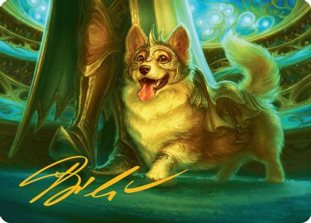 District Mascot Art Card (30/54) (Gold-Stamped Signature) (AADFT-030) [Art Series: Aetherdrift]