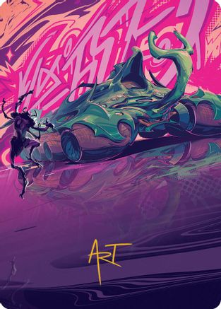 Earthrumbler Art Card (Gold-Stamped Signature) (AADFT-042) [Art Series: Aetherdrift]