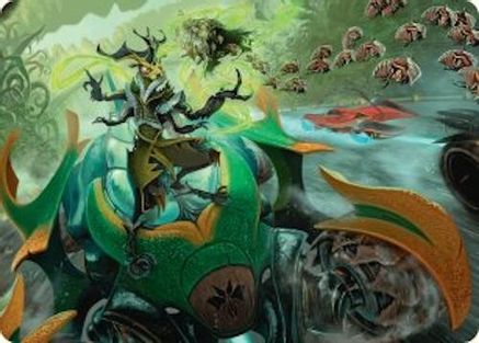 Aatchik, Emerald Radian Art Card (15/54) (AADFT-015) [Art Series: Aetherdrift]