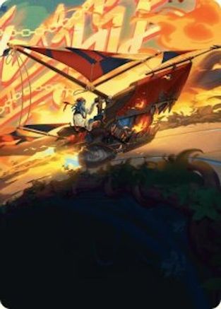 Boosted Sloop Art Card (AADFT-047) [Art Series: Aetherdrift]