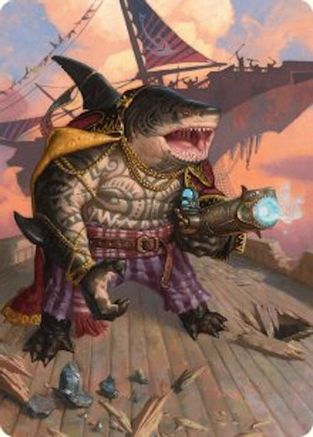Captain Howler, Sea Scourge Art Card (4/54) (AADFT-004) [Art Series: Aetherdrift]