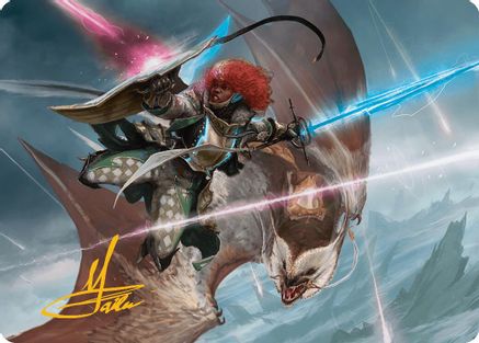 Caradora, Heart of Alacria Art Card (14/54) (Gold-Stamped Signature) (AADFT-014) [Art Series: Aetherdrift]