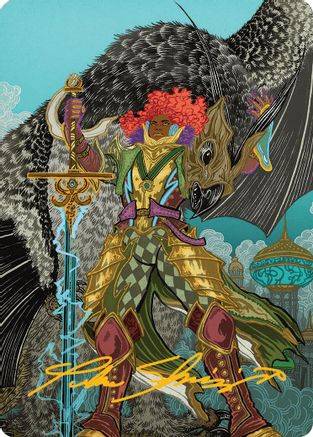 Caradora, Heart of Alacria Art Card (3/54) (Gold-Stamped Signature) (AADFT-003) [Art Series: Aetherdrift]