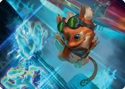 Loot, the Pathfinder Art Card (Gold-Stamped Signature) (AADFT-022) [Art Series: Aetherdrift]