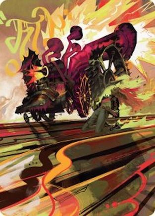 Rocketeer Boostbuggy Art Card (AADFT-049) [Art Series: Aetherdrift]