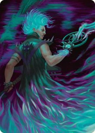 Winter, Cursed Rider Art Card (AADFT-007) [Art Series: Aetherdrift]