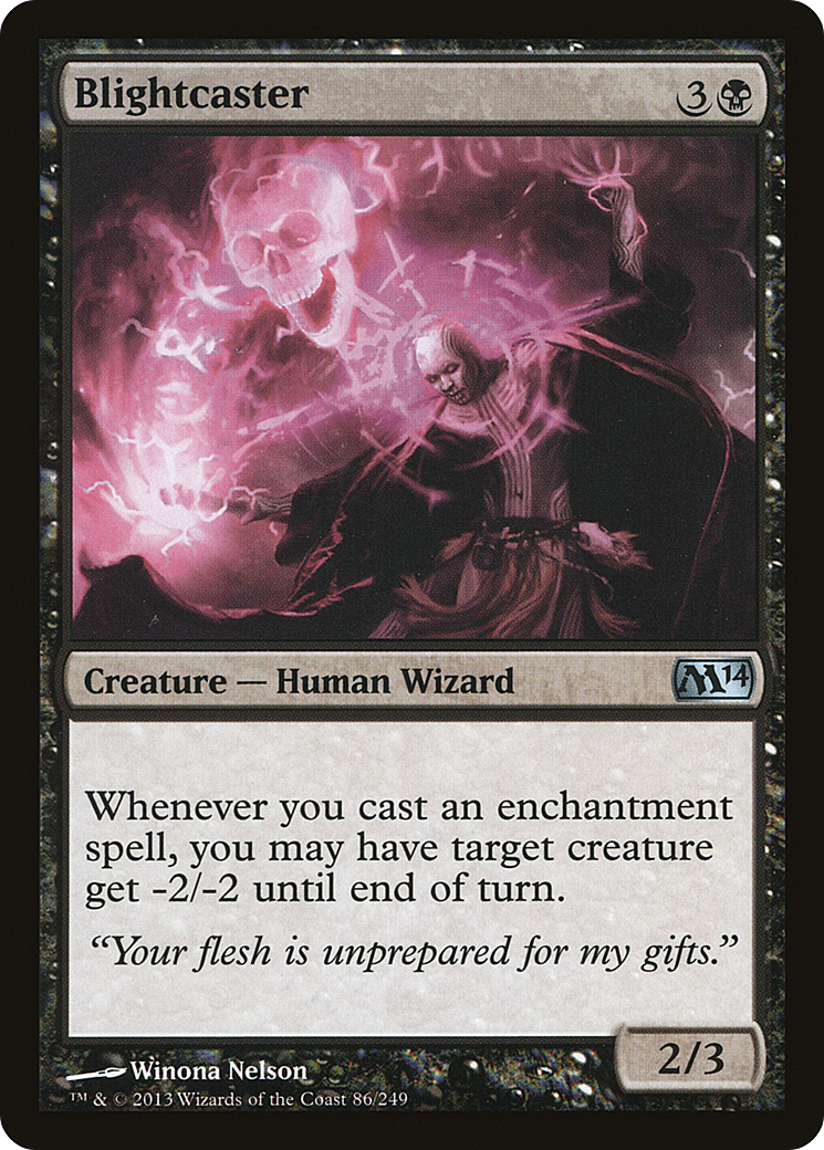 Blightcaster (M14-086) [Magic 2014]