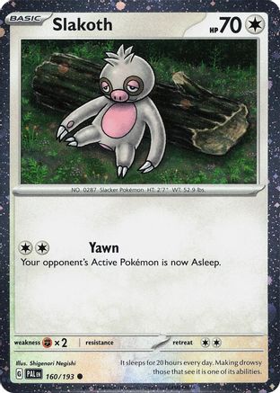 Slakoth (Cosmos Holo) (160) [Miscellaneous Cards & Products] Holofoil - Common
