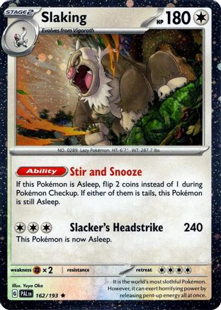 Slaking (Cosmos Holo) (162) [Miscellaneous Cards & Products] Holofoil - Rare