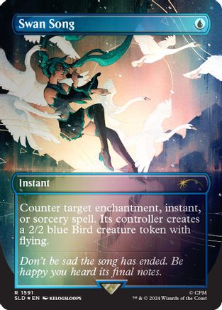 Swan Song (SLD-1591) (Rainbow Foil) [Secret Lair Drop Series] Foil