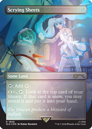 Scrying Sheets (Rainbow Foil) (SLD-1606) [Secret Lair Drop Series] Foil