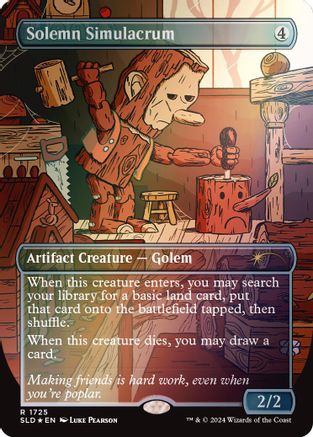 Solemn Simulacrum (SLD-1725) (Rainbow Foil) [Secret Lair Drop Series] Foil