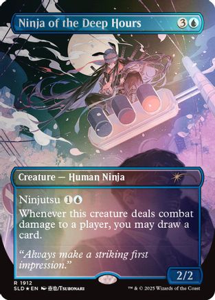 Ninja of the Deep Hours (Rainbow Foil) (SLD-1912) [Secret Lair Drop Series] Foil