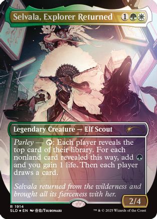 Selvala, Explorer Returned (Rainbow Foil) (SLD-1914) [Secret Lair Drop Series] Foil