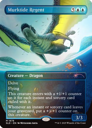 Murktide Regent (Rainbow Foil) (SLD-1878) [Secret Lair Drop Series] Foil