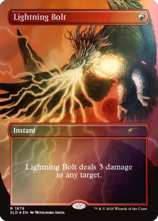 Lightning Bolt (SLD-1879) (Rainbow Foil) [Secret Lair Drop Series] Foil