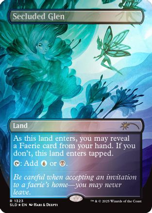 Secluded Glen (Rainbow Foil) (SLD-1323) [Secret Lair Drop Series] Foil