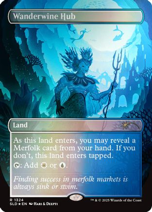 Wanderwine Hub (Rainbow Foil) (SLD-1324) [Secret Lair Drop Series] Foil