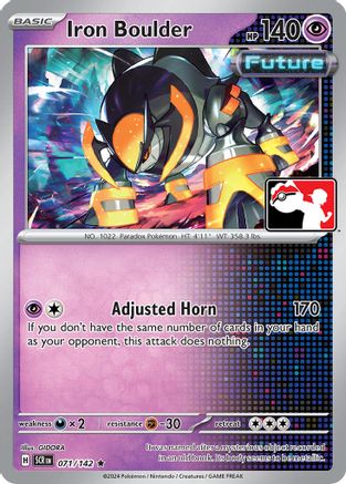 Iron Boulder (071) [Prize Pack Series Cards] - Rare