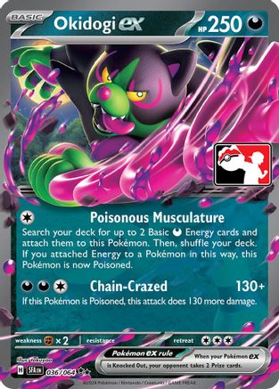 Okidogi ex (036/064) [Prize Pack Series Cards] Holofoil - Double Rare