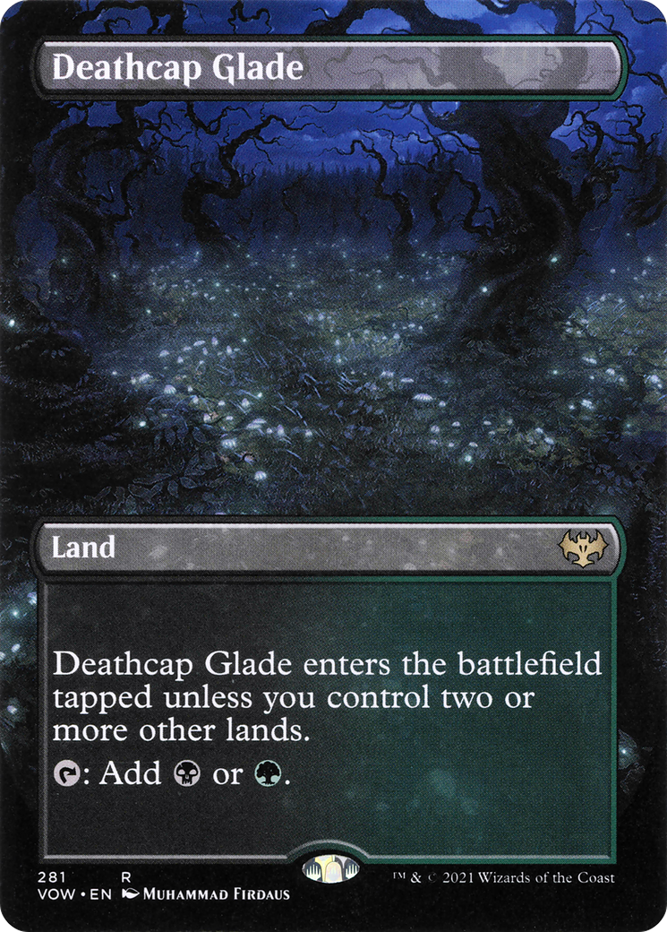Deathcap Glade (Borderless) (VOW-281) [Innistrad: Crimson Vow]