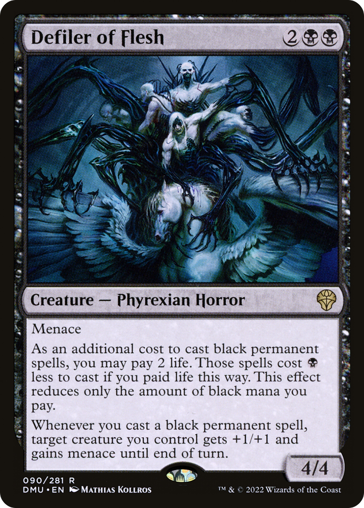 Defiler of Flesh (DMU-090) [Dominaria United] Foil