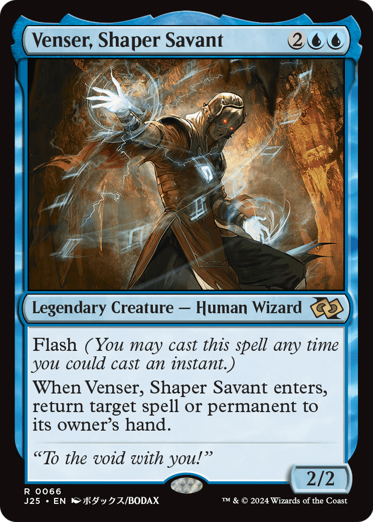 Venser, Shaper Savant (Anime) (J25-066) [Foundations Jumpstart]