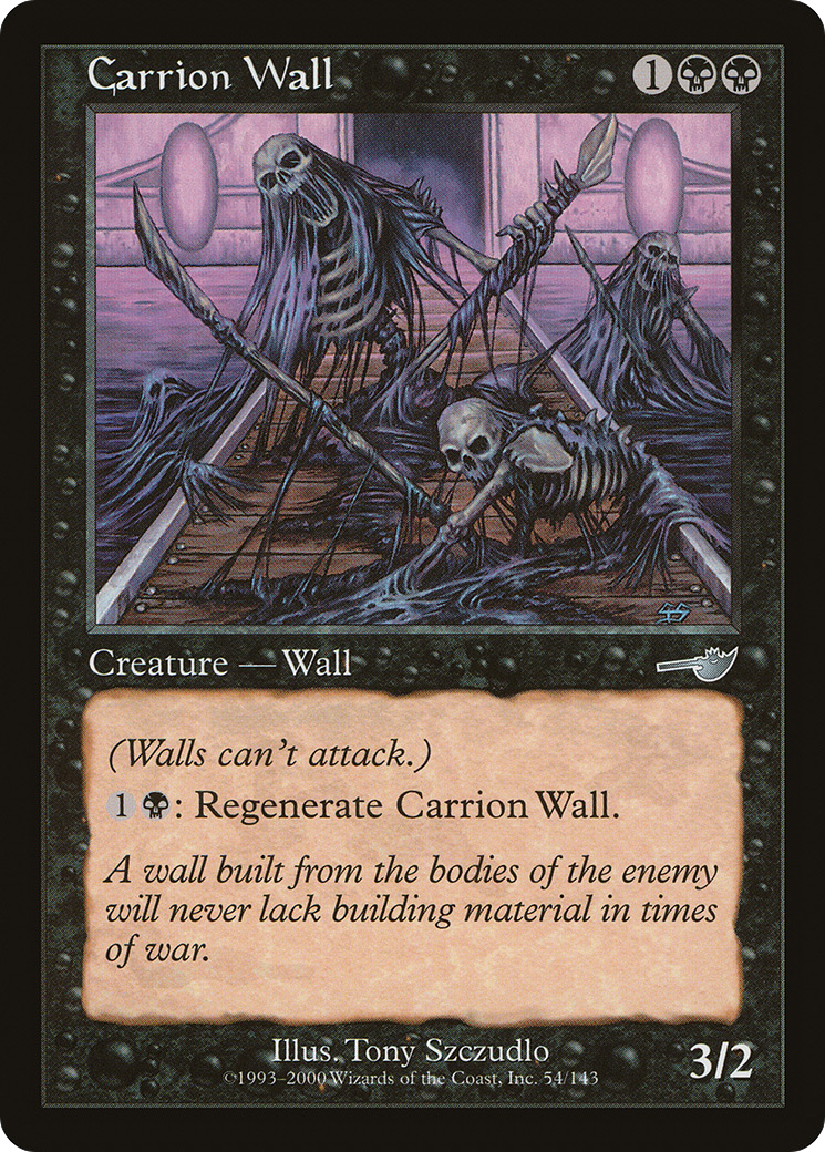 Carrion Wall (NMS-054) [Nemesis] Foil