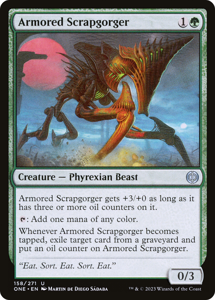 Armored Scrapgorger (ONE-158) [Phyrexia: All Will Be One]